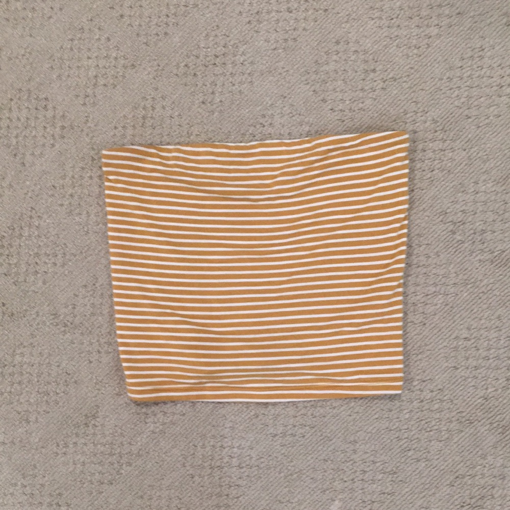 Yellow and white striped